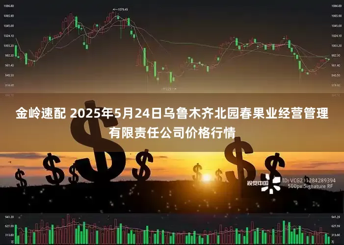 金岭速配 2025年5月24日乌鲁木齐北园春果业经营管理有限责任公司价格行情