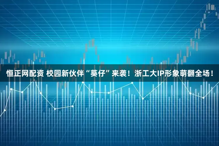 恒正网配资 校园新伙伴“葵仔”来袭！浙工大IP形象萌翻全场！